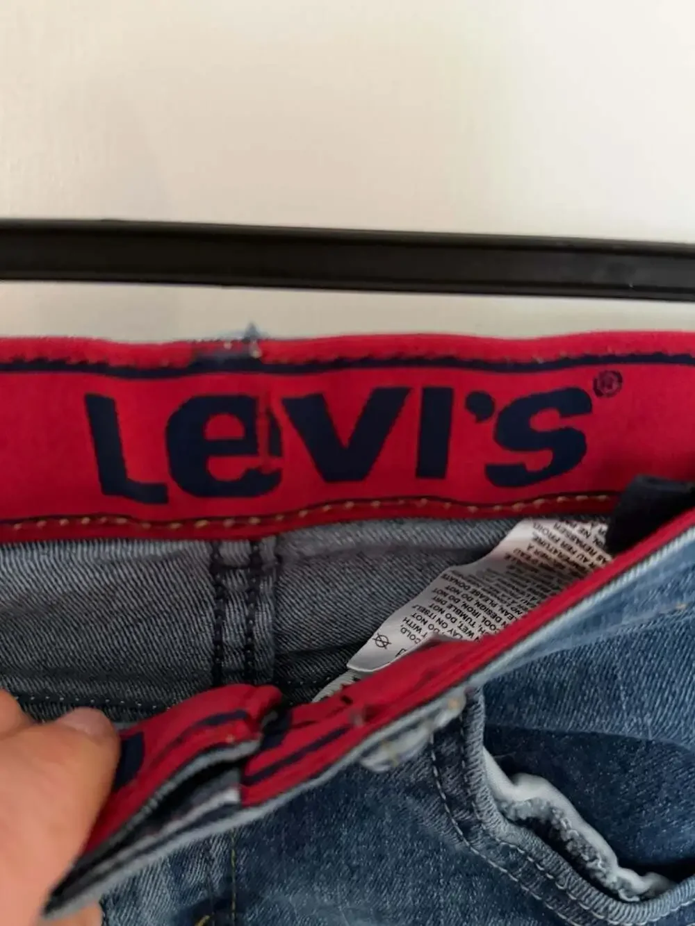 Levi's 511 Slim Fit Boys Jeans Size 7 Reg Blue Denim